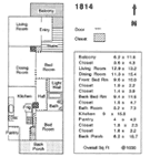 1814 Floor Plan